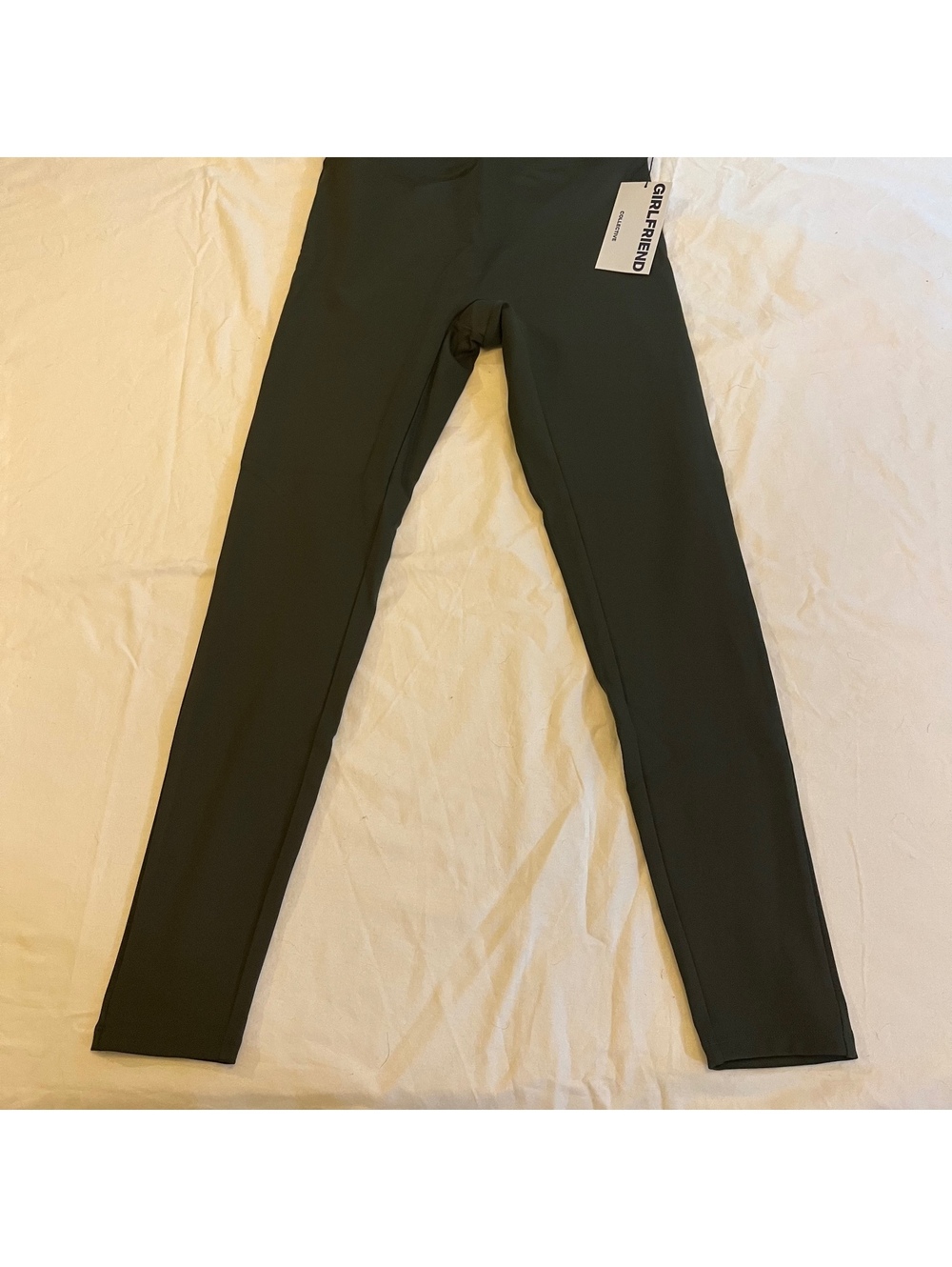 New Girlfriend Collective Compressive Leggings Belt Loops High Rise Raisin Med